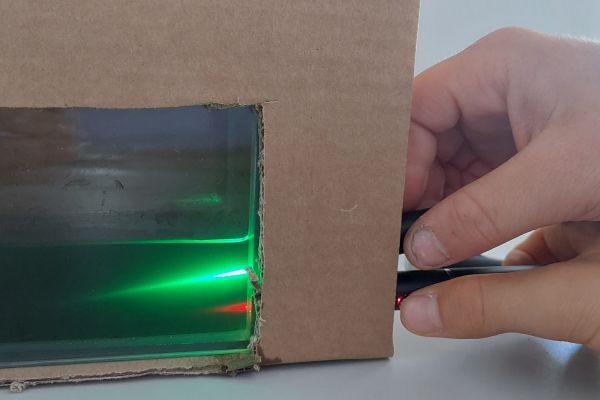 Fotosynthese Experiment mit Lichtfarben